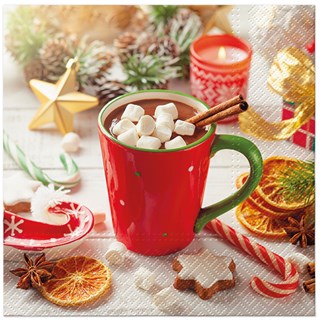 Chocolate with Marshmallows napkins